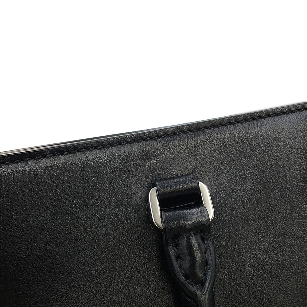 Prada Tote Bag Triangle Logo Black - Picture 7 of 12